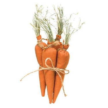 4 Set Primitive Fabric Carrots - The Fox Decor